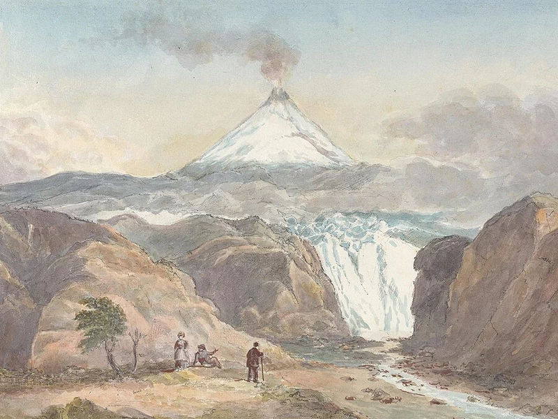 1776-Charles Hamilton Smith - Monte Hecla Islanda